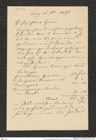 Nachlass Franz Steindachner, Brief von R. Berzennovich an Franz Steindachner (16.10.1877), Inv.Nr. 37.01, Seite 1